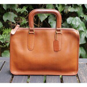 Coach Vintage 1970s NYC Slim Satchel Bag, Cashin Era, British Tan - EUC
